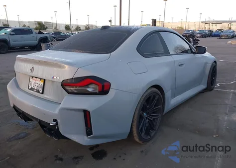 2024 BMW M2 из США, поврежденный, VIN 3MF13DM04R8E32281